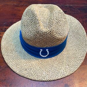 NFL OnField Indianapolis Colts Straw Golf/Beach Hat L/XL